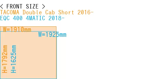 #TACOMA Double Cab Short 2016- + EQC 400 4MATIC 2018-